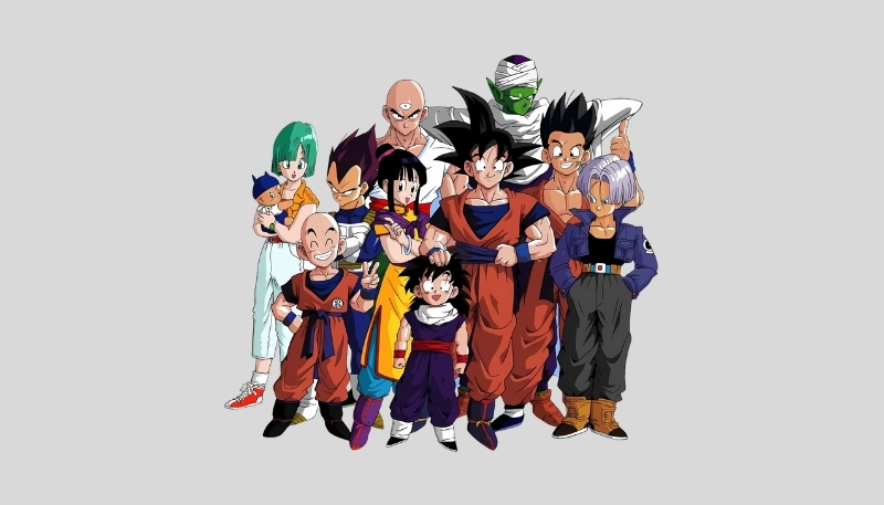 ảnh nền dragon ball super đầy màu sắc