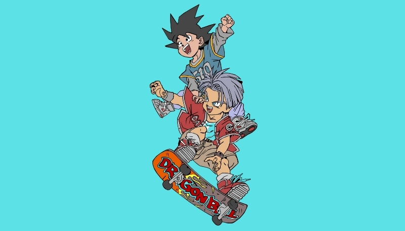 ảnh nền dragon ball thời trang sang chảnh