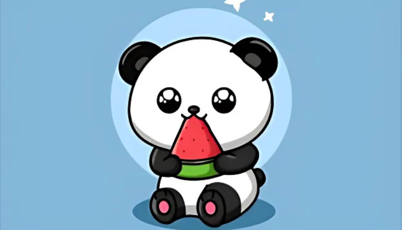 Hình nền dưa hấu cute