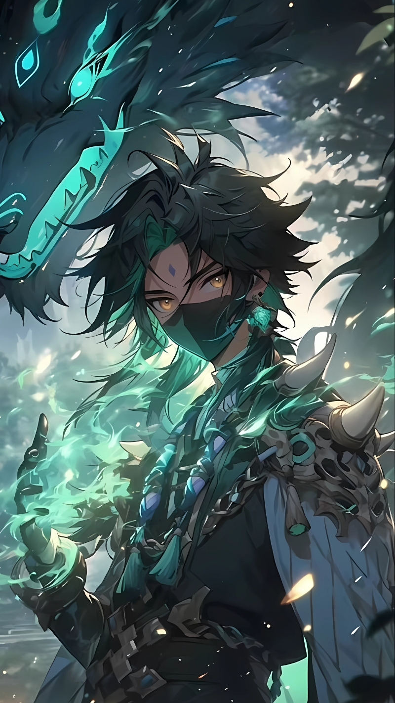 Ảnh Genshin Impact ngầu phong cách u tối