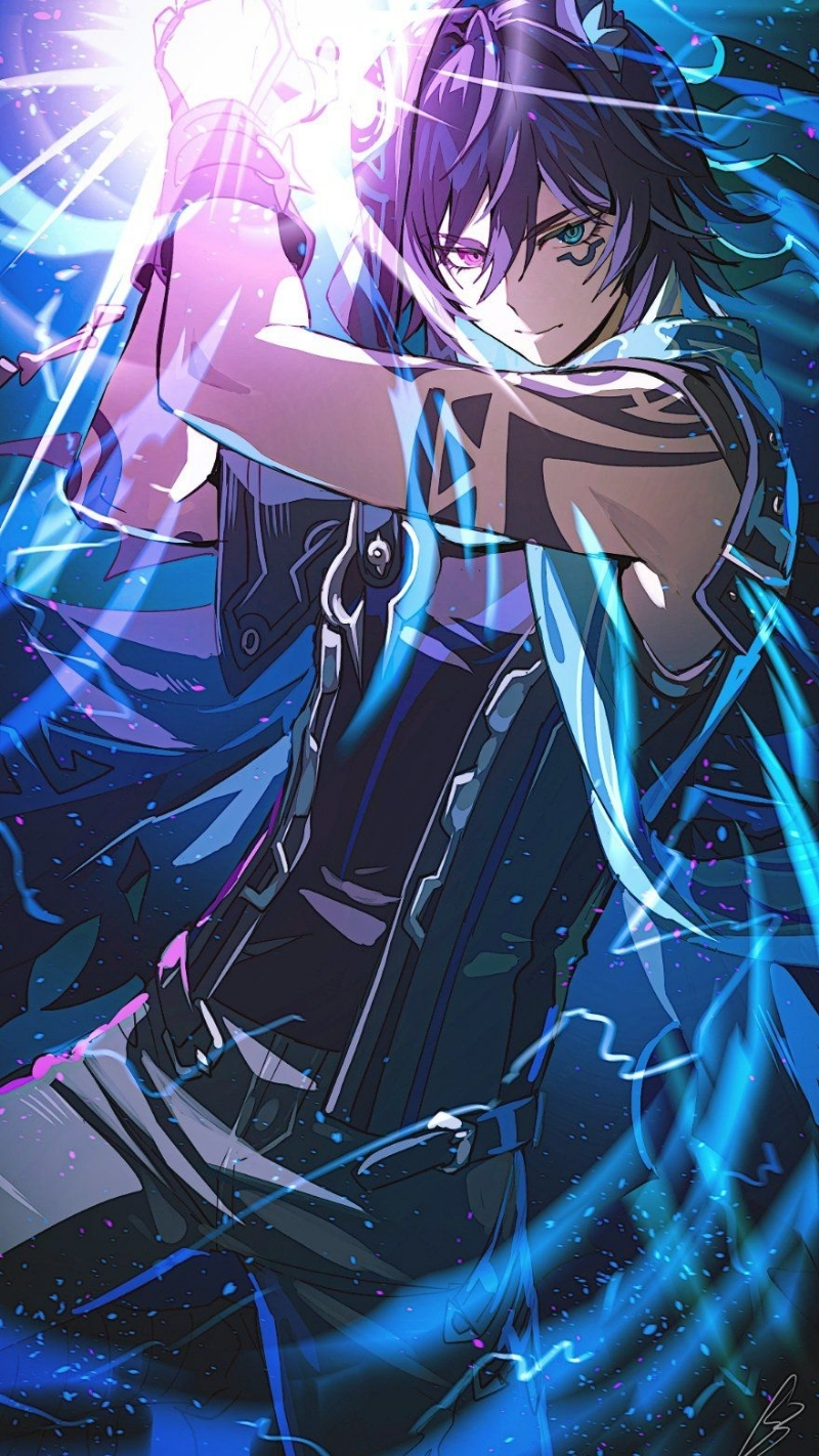 Genshin Impact Xiao cực ngầu wallpaper