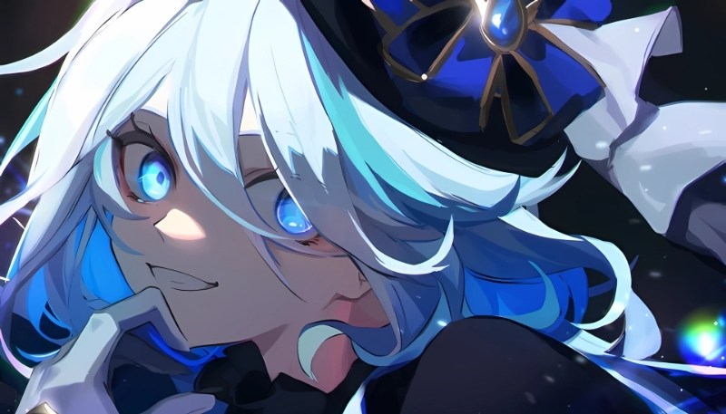 Hình nền Genshin Impact Furina cute desktop