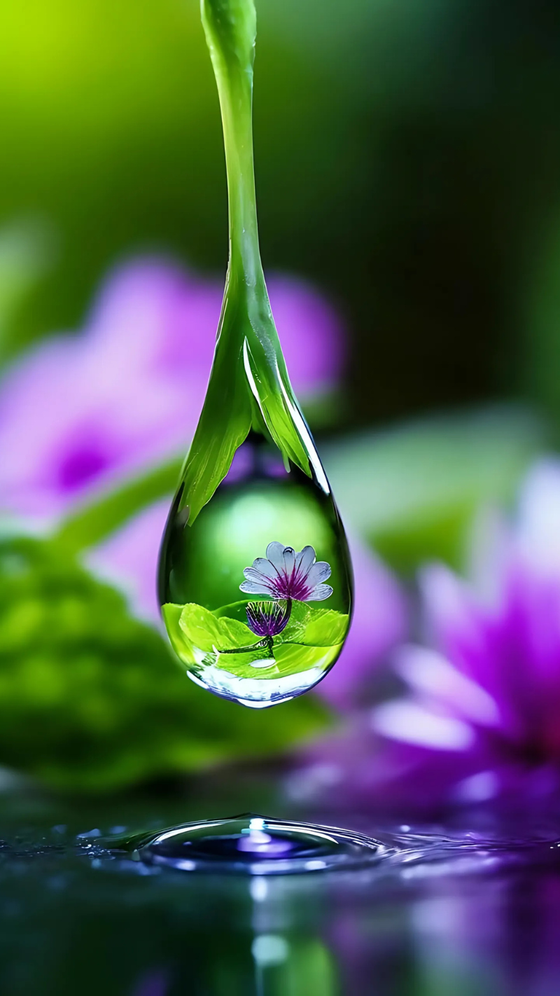 hình nền động giọt nước