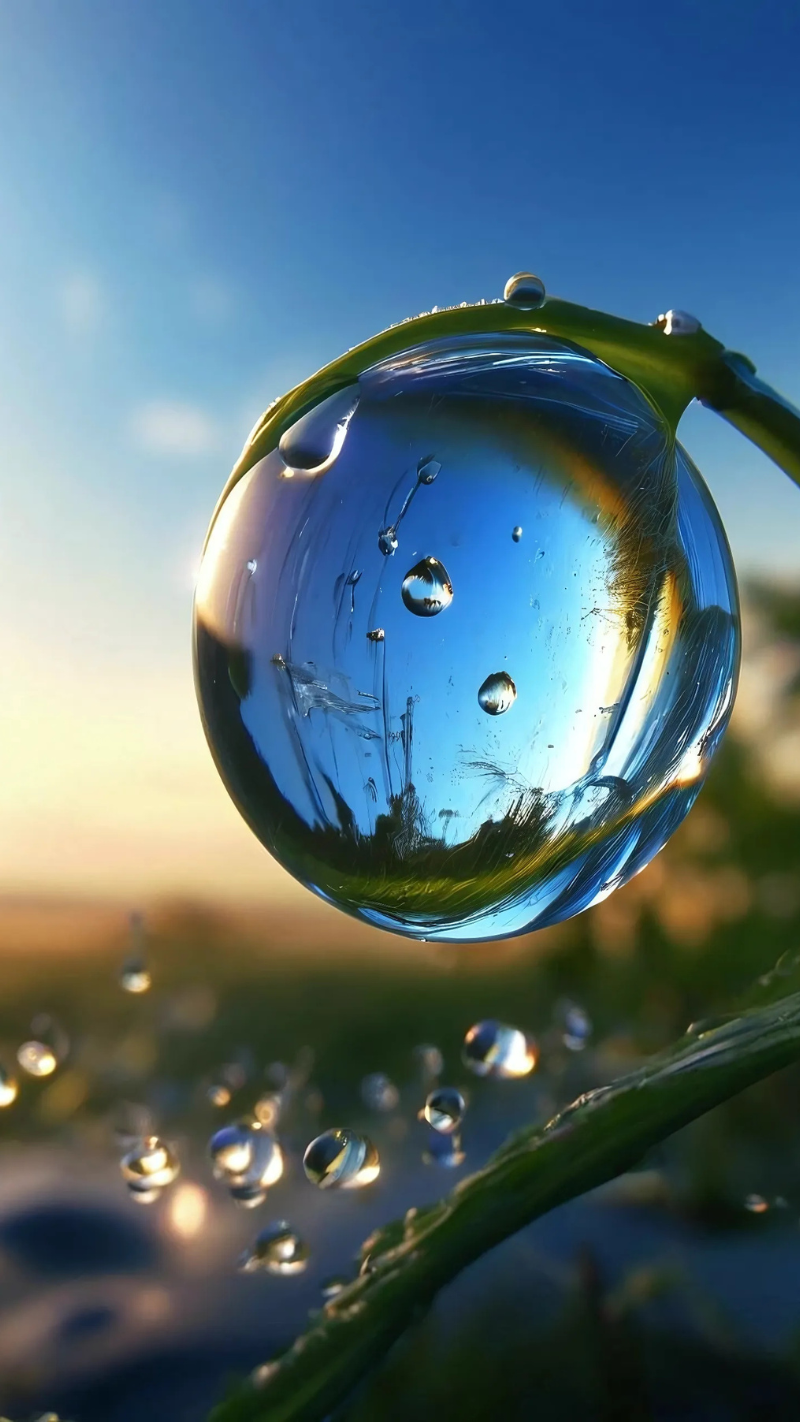 hình nền động giọt nước