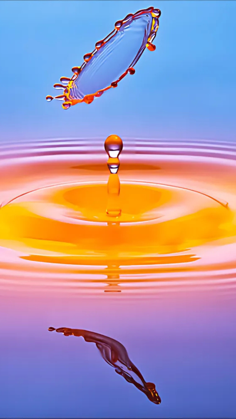 hình nền giọt nước 4k