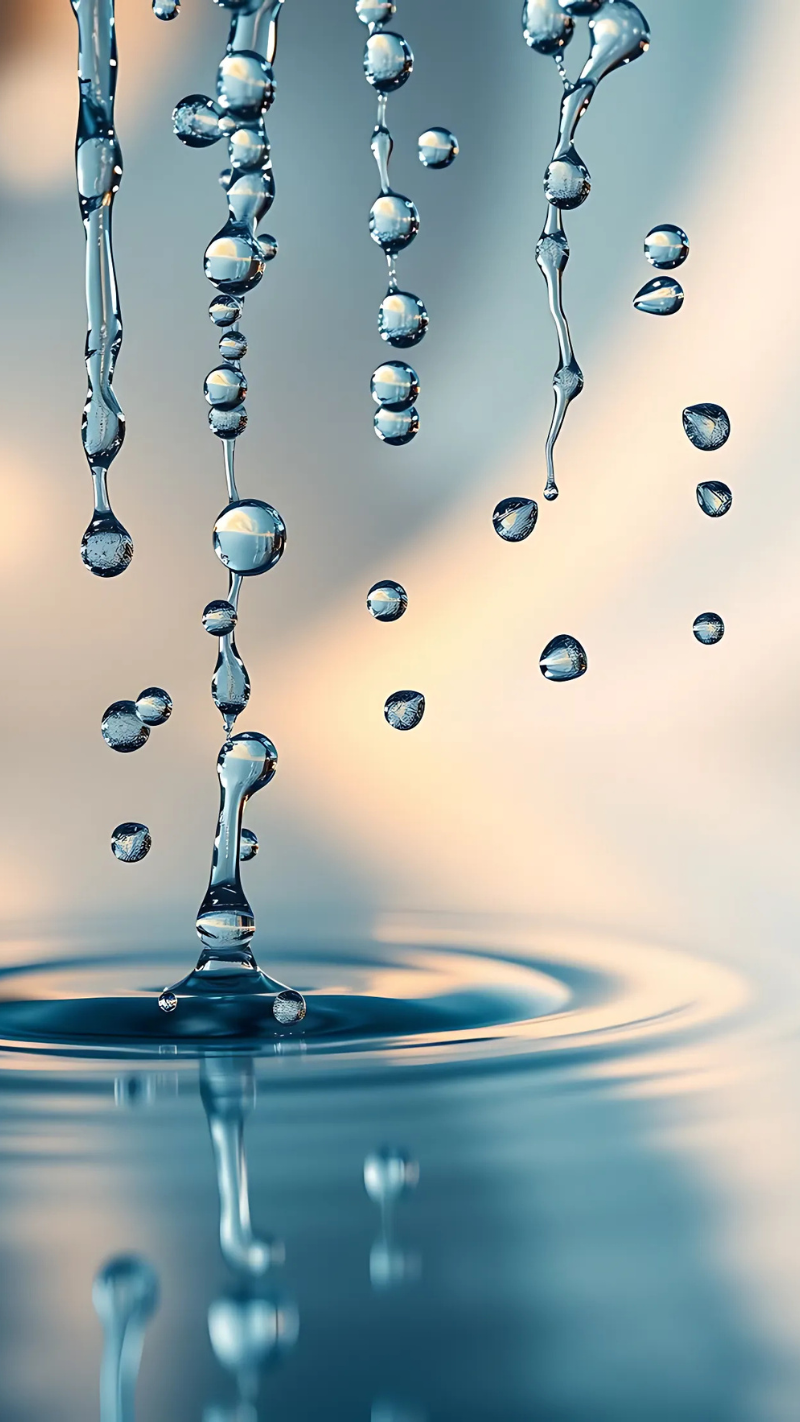 hình nền giọt nước đen