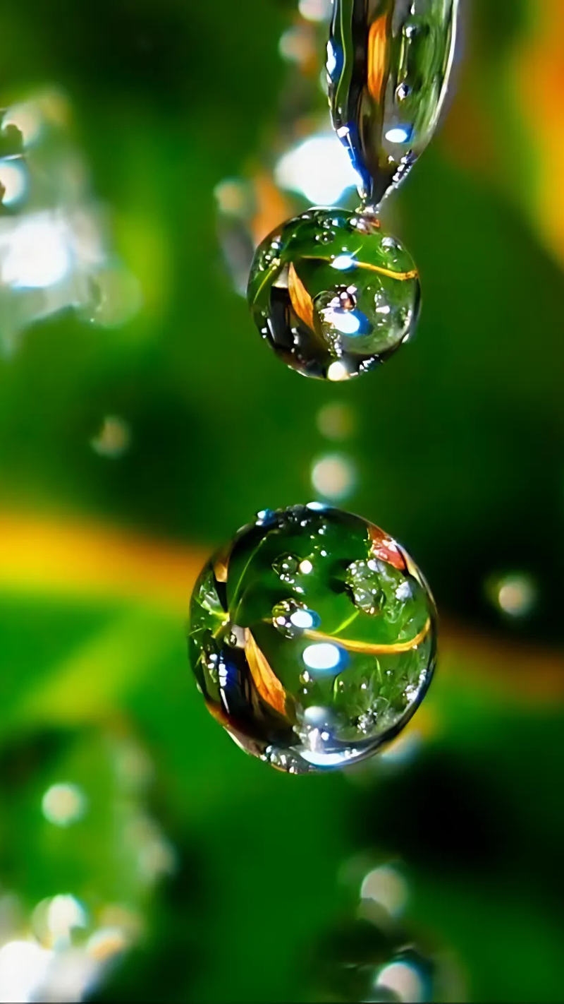 hình nền giọt nước đen