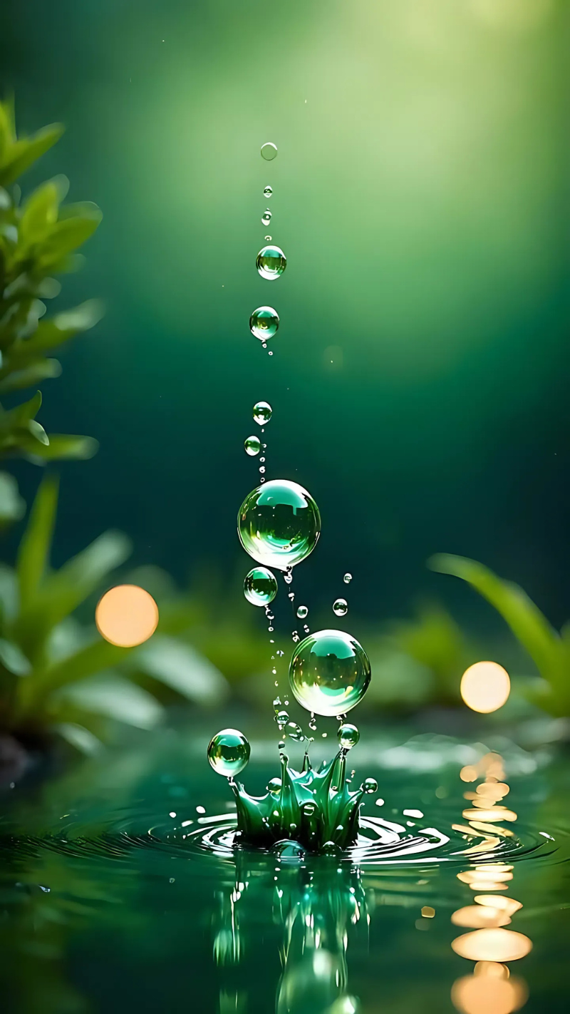 hình nền che giọt nước