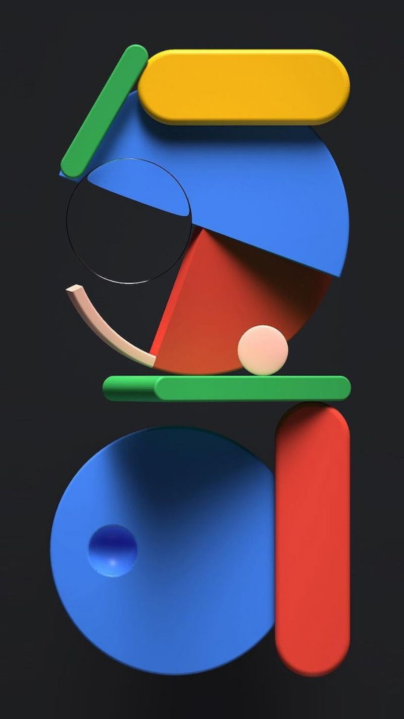 hình nền google pixel 5 cú kỳ