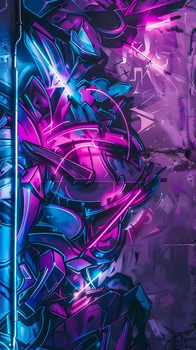 ảnh nền graffiti 3d lộng lẫy