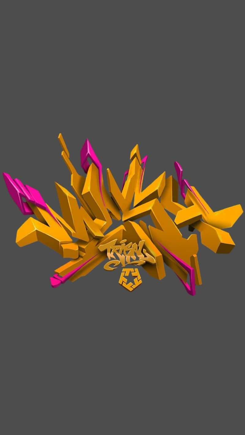 ảnh nền graffiti 3d mát mẻ