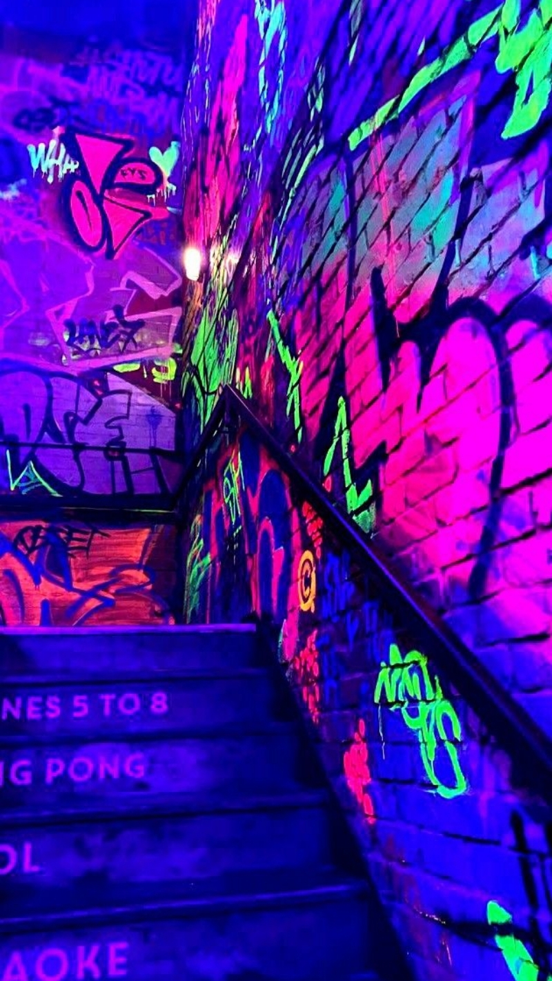 ảnh nền graffiti 3d tinh xảo
