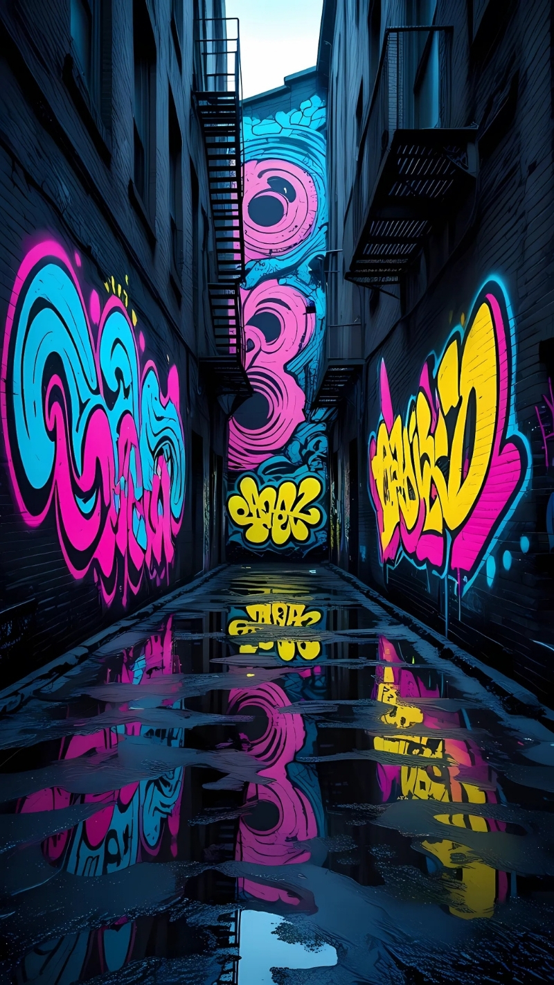 ảnh nền graffiti ảnh chụp hiện đại