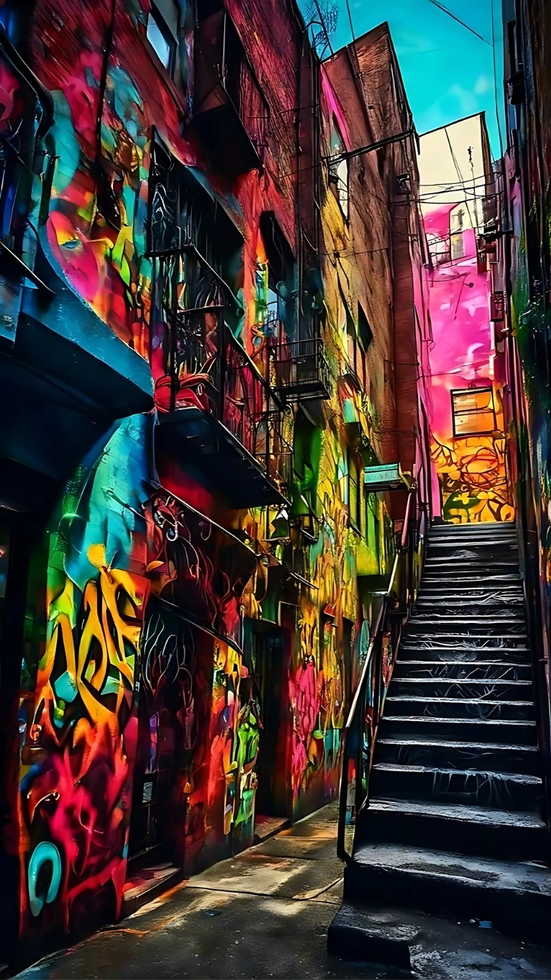 ảnh nền graffiti ảnh chụp sống động