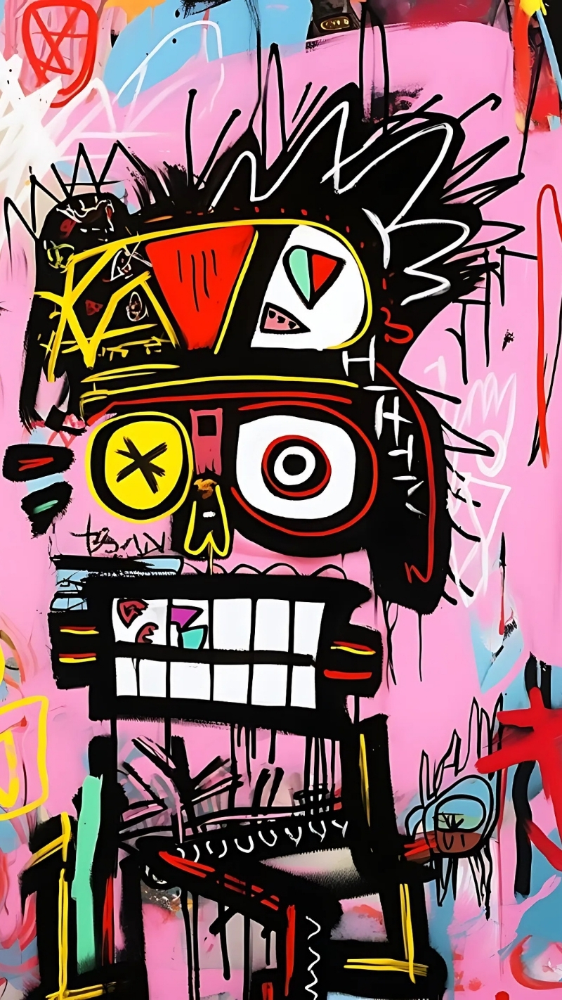 ảnh nền graffiti hoạt hình độc đáo