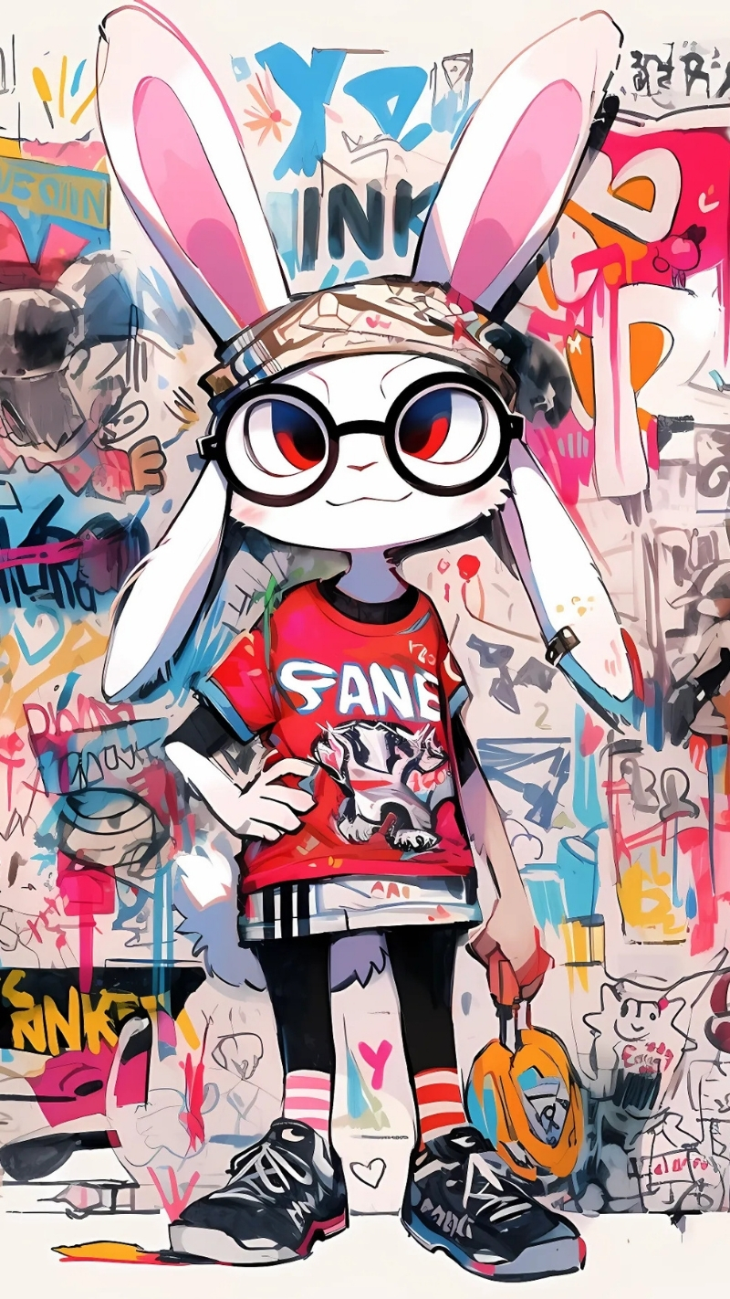 ảnh nền graffiti hoạt hình hài hước