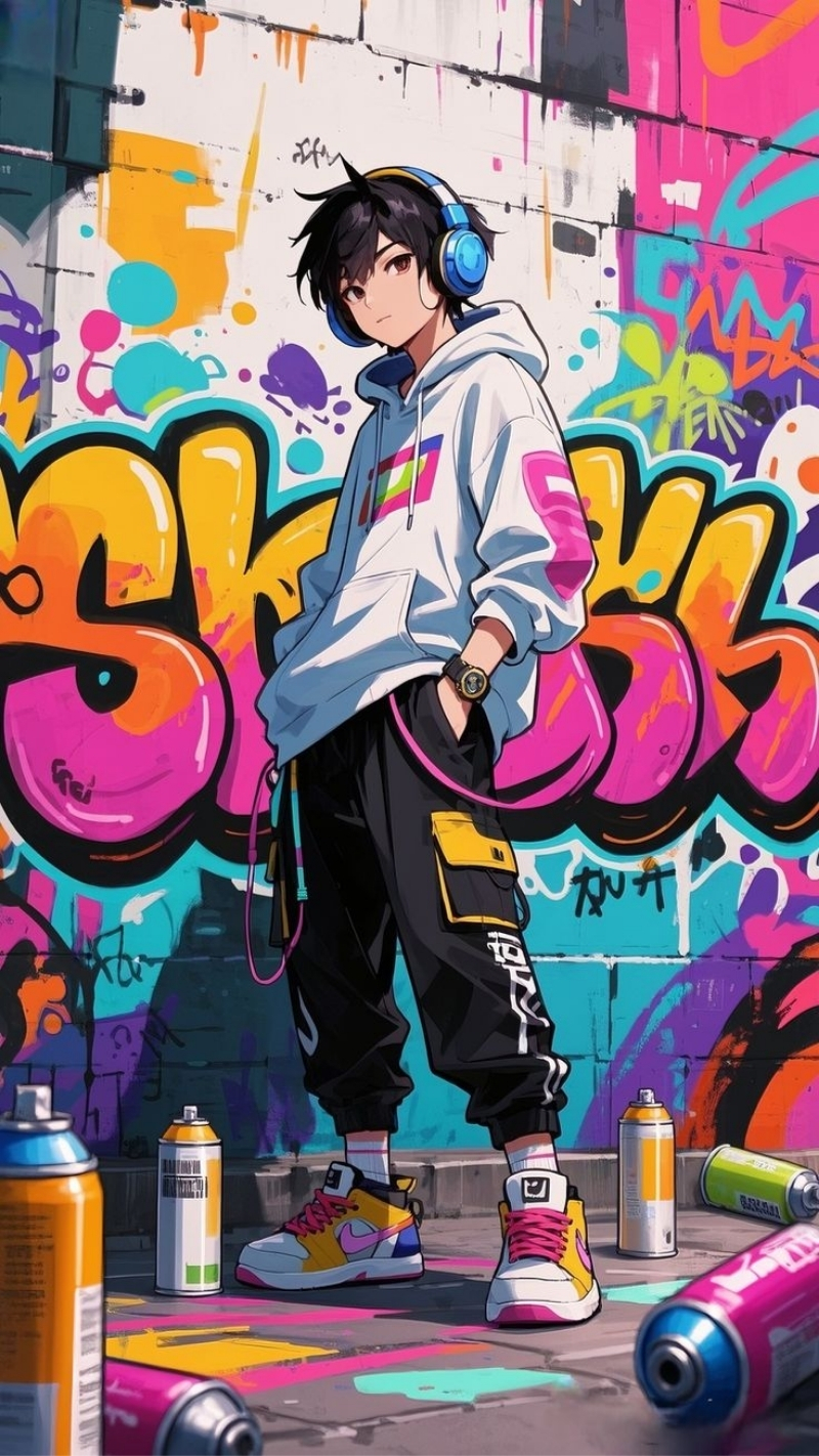 ảnh nền graffiti ngầu độc đáo