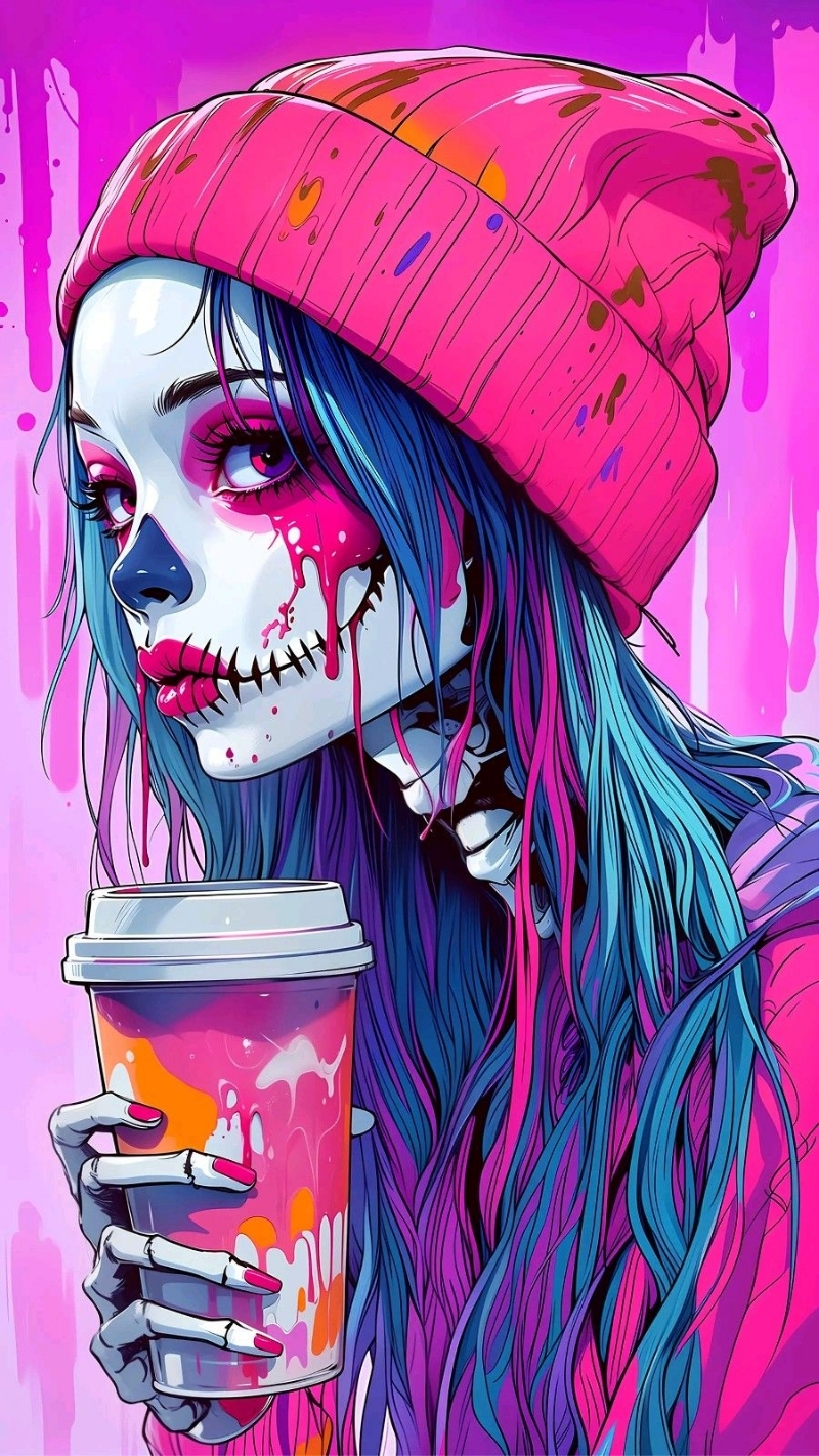 ảnh nền graffiti ngầu hiện đại