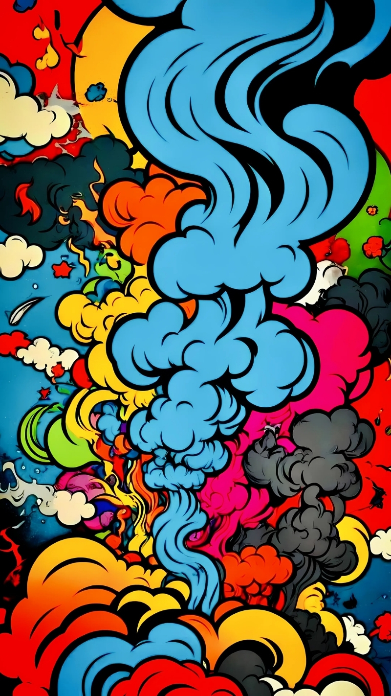 ảnh nền graffiti nghệ thuật hiện đại