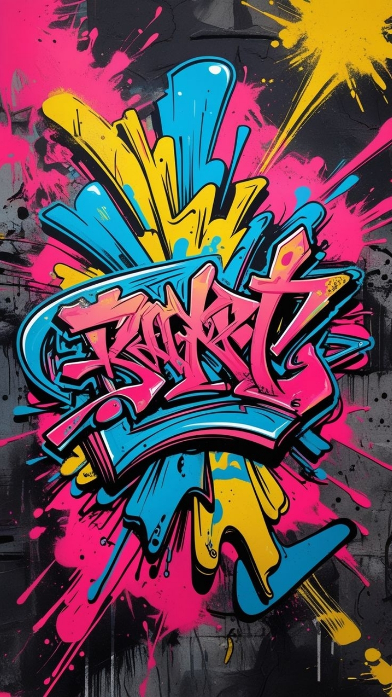 ảnh nền graffiti nghệ thuật phong cách