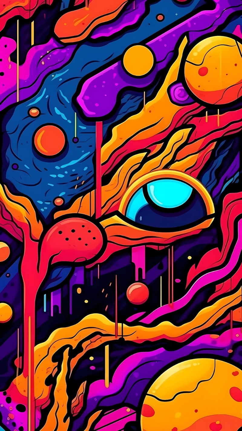ảnh nền graffiti nghệ thuật siêu thực