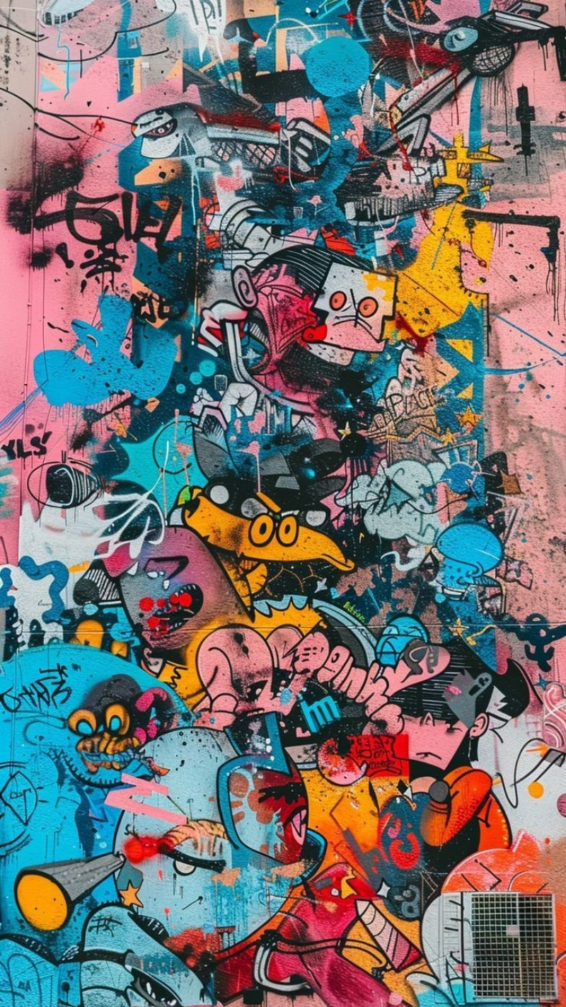 ảnh nền graffiti nghệ thuật trừu tượng