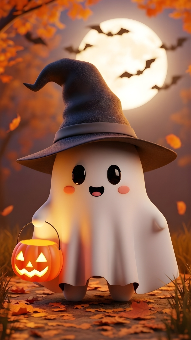 Ảnh nền Halloween 3D cực chất dành cho smartphone