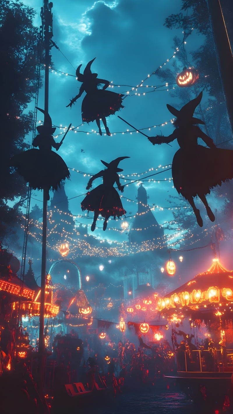 Ảnh nền Halloween dễ thương và ấn tượng cho iPhone