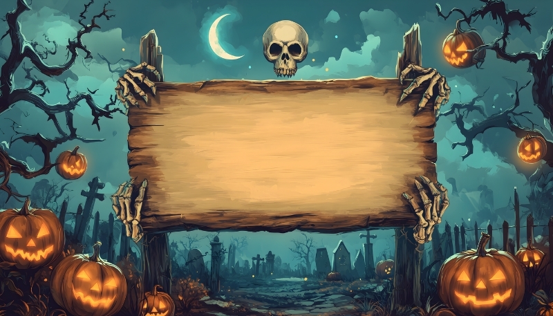 Ảnh nền Halloween dùng cho slide PowerPoint trên PC và laptop