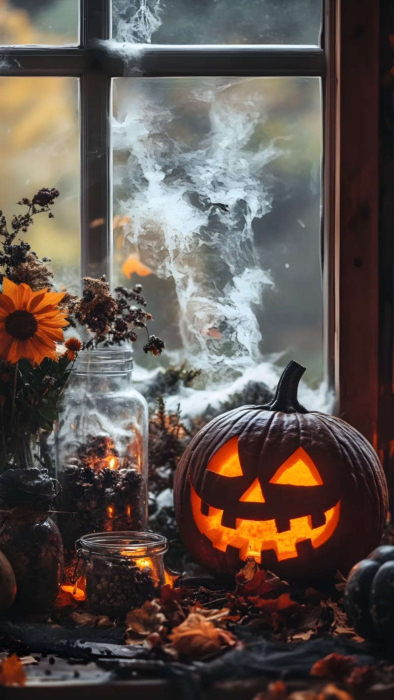 Background Halloween 4K độc đáo và ấn tượng cho mobile