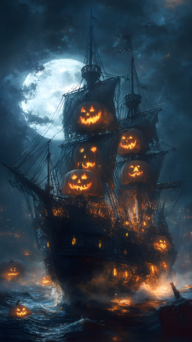 Hình ảnh Halloween 4K điện thoại