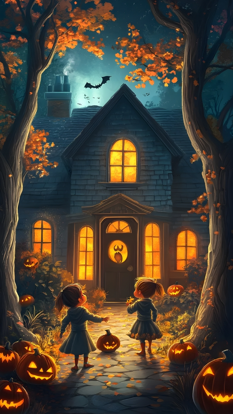 Hình ảnh Halloween chất lượng 4K cho điện thoại đẹp mê ly