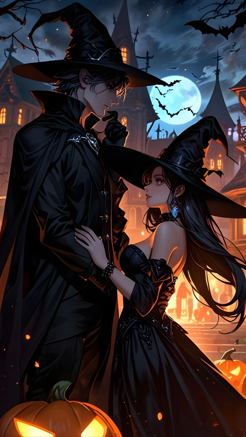 Hình nền Halloween Anime
