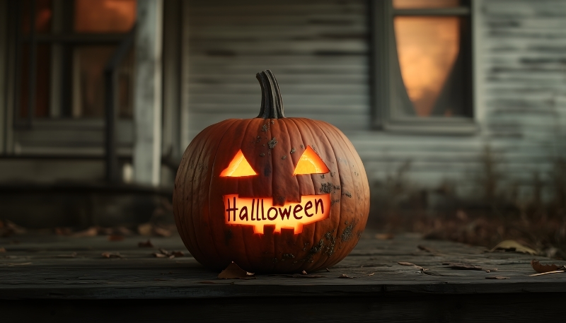 Hình nền Halloween bí ngô