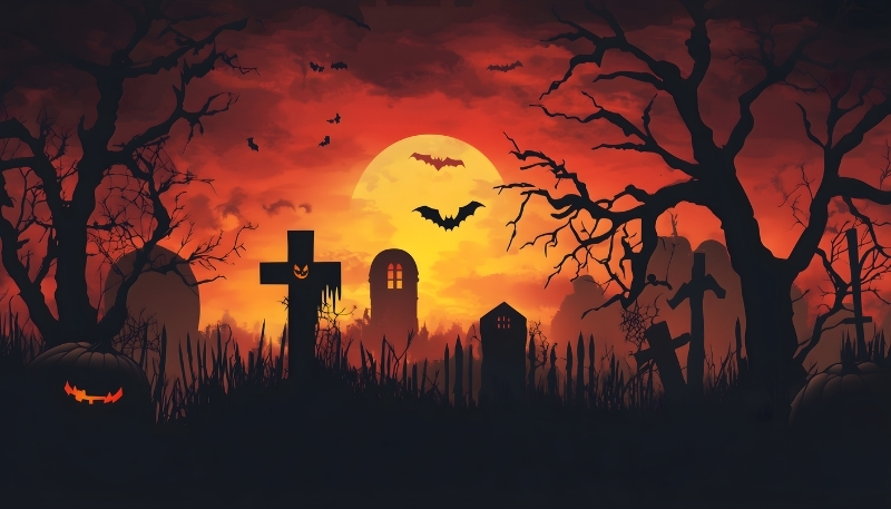 Hình nền Halloween đáng sợ full HD cho PC