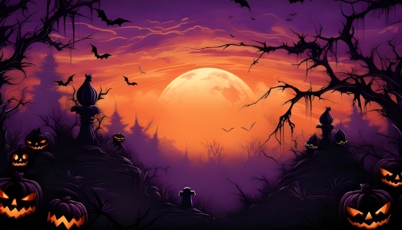 Hình nền Halloween đáng sợ
