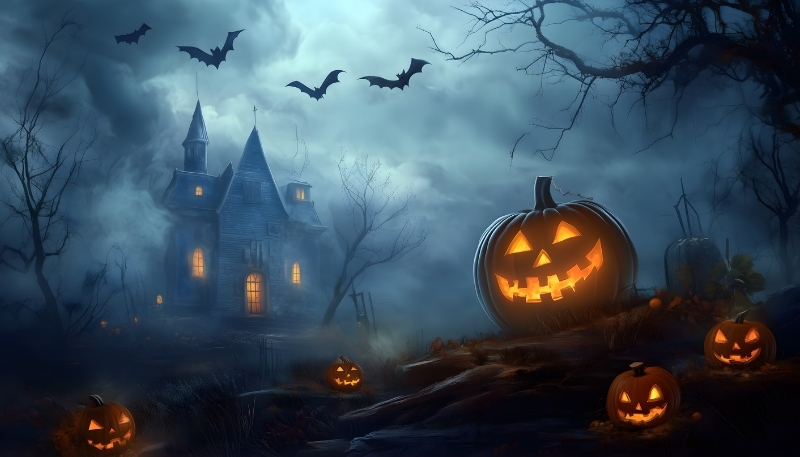 Tải hình nền Halloween bí ngô đẹp nhất cho máy tính miễn phí