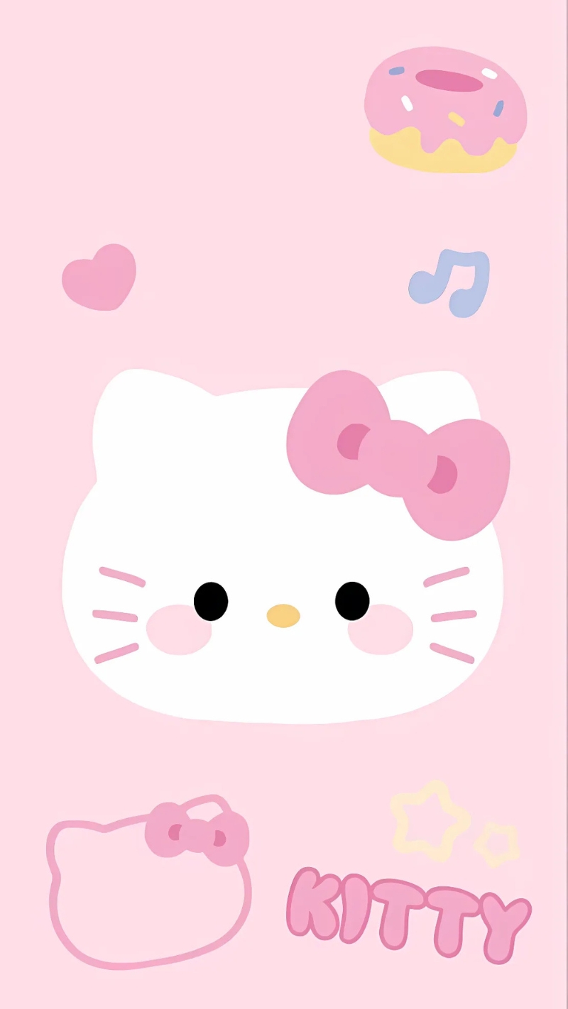 Hình nền Hello Kitty cho điện thoại cute