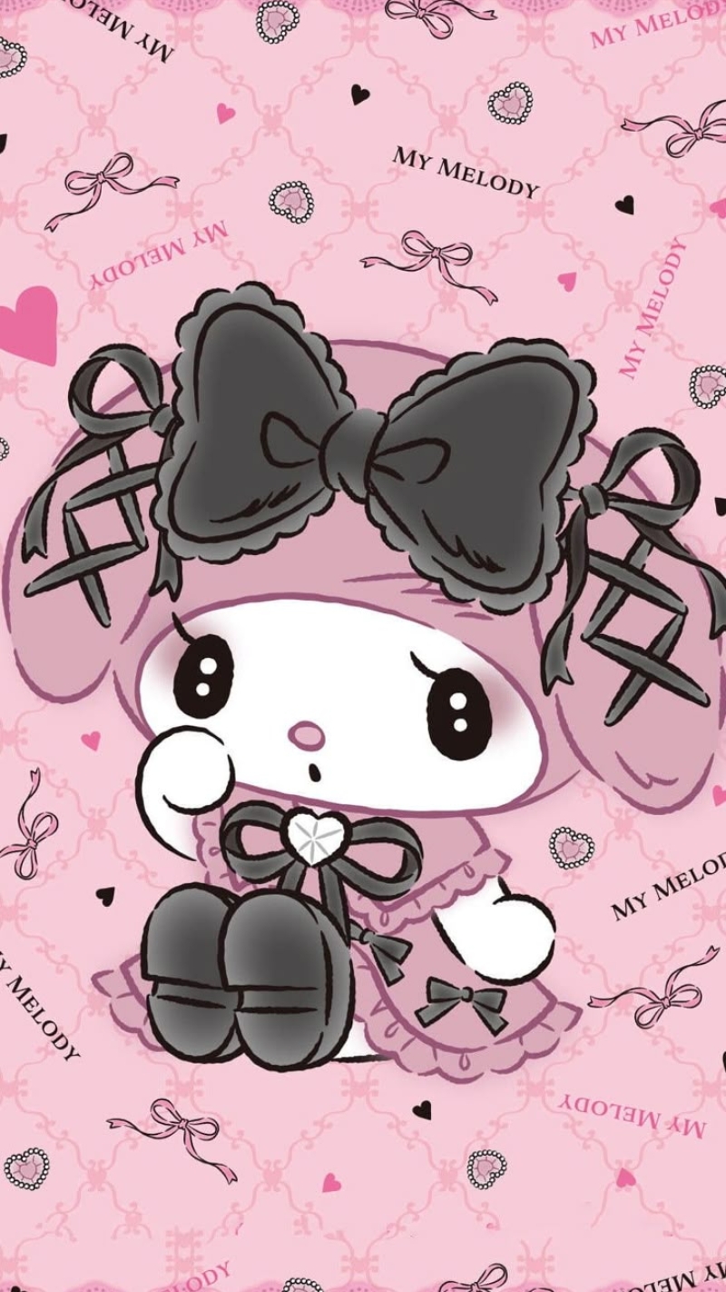 Hình nền Hello Kitty cho điện thoại cute