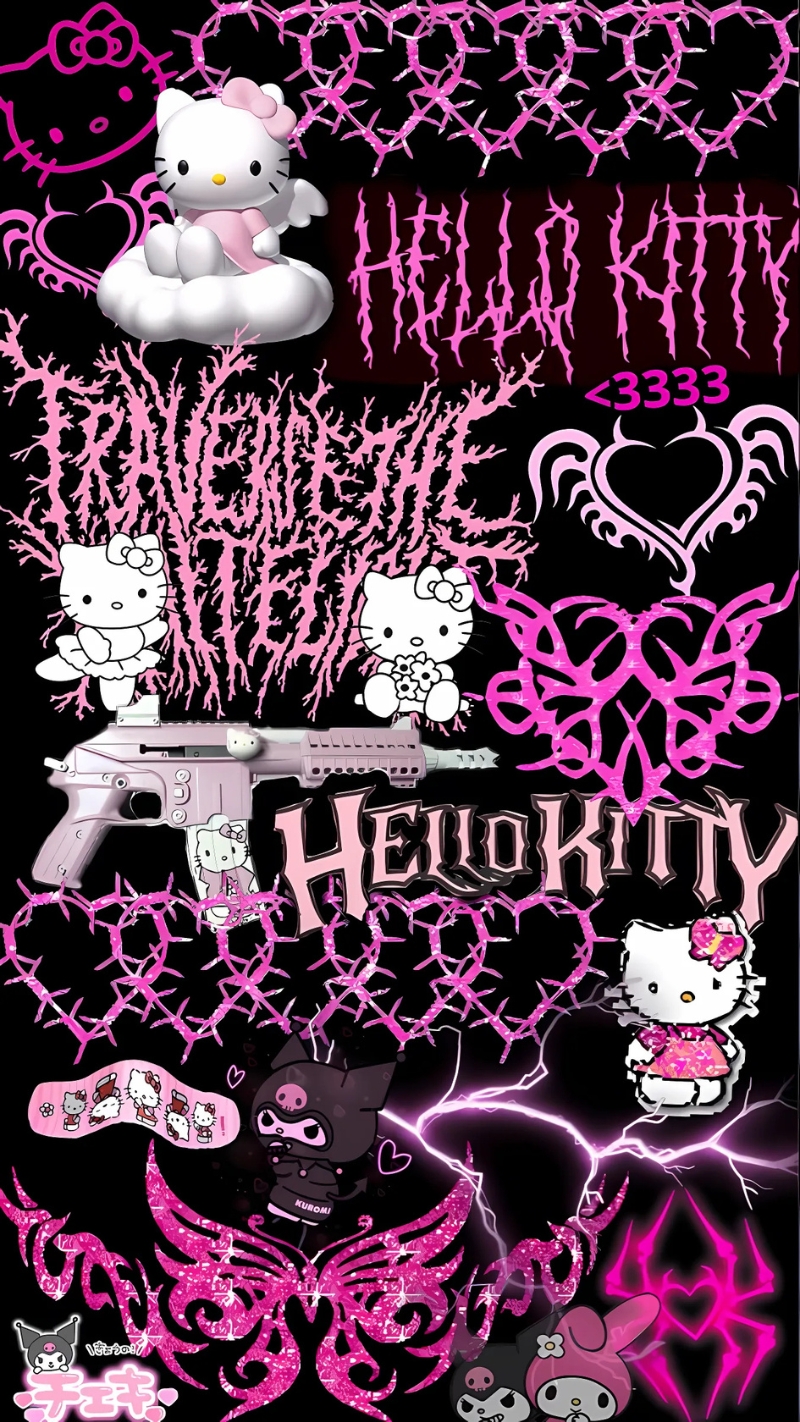 Hình nền Hello Kitty dễ thương