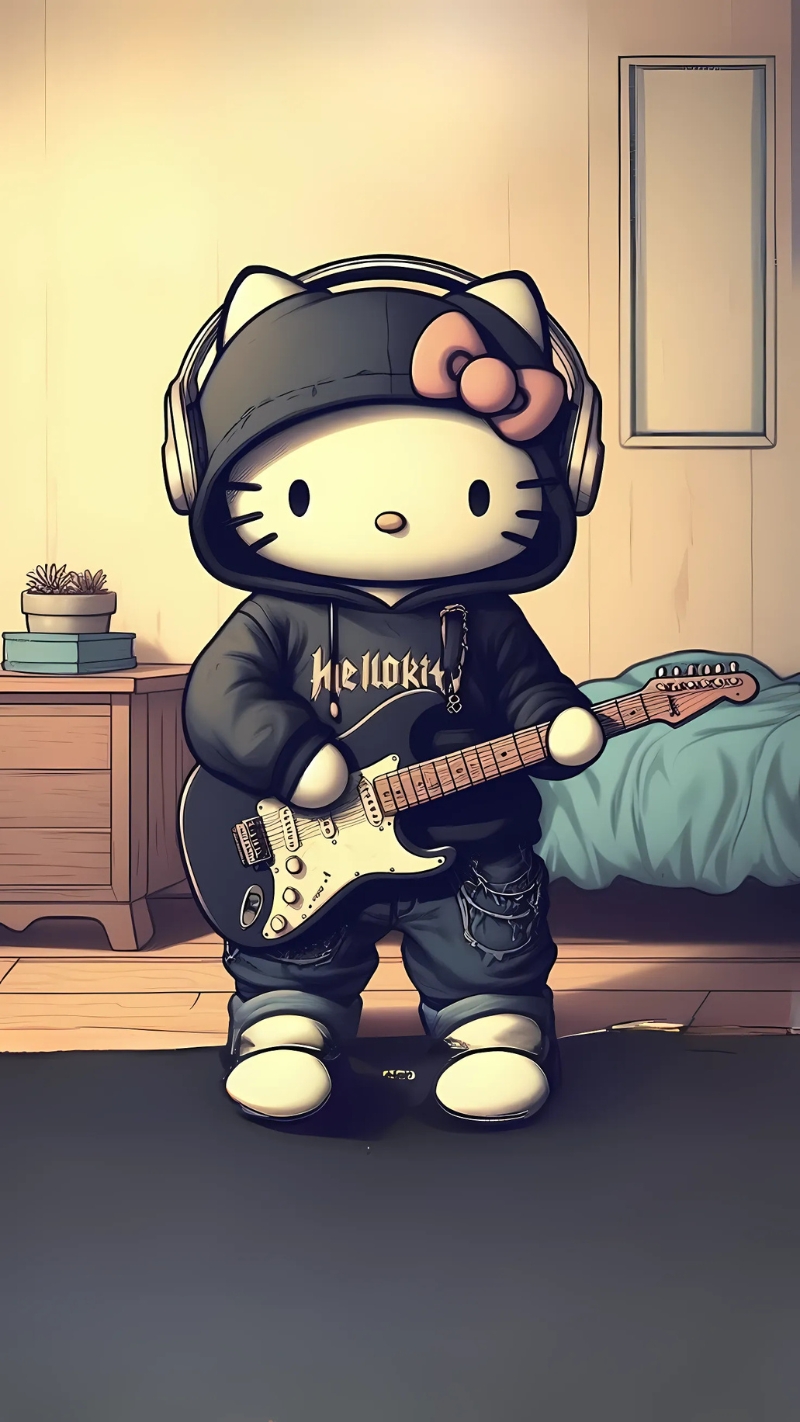 Hình nền Hello Kitty năng động