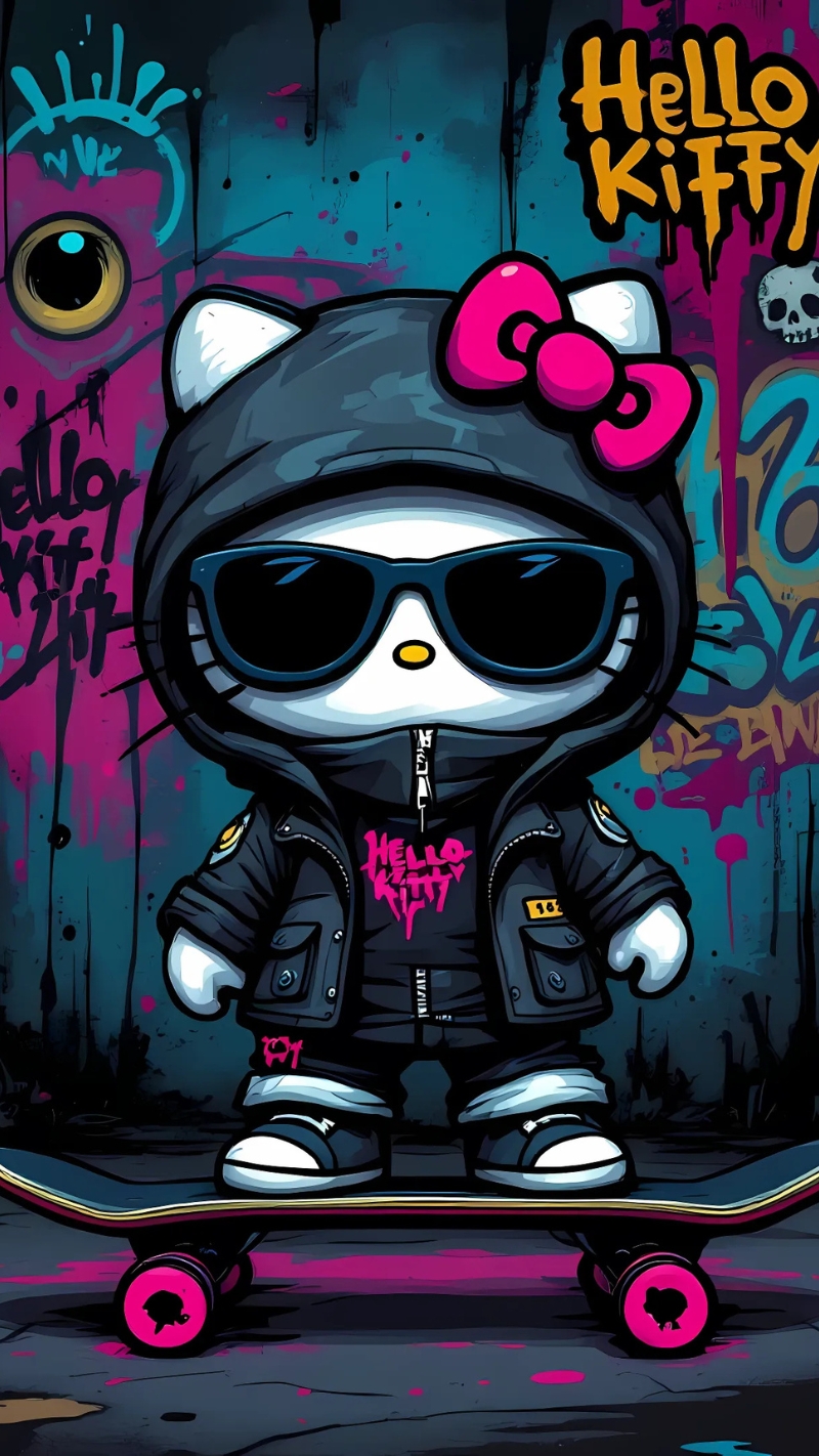 Hình nền Hello Kitty năng động