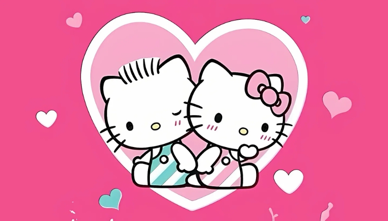 Hello Kitty tình yêu