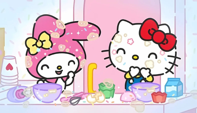 Hình ảnh nền Hello Kitty