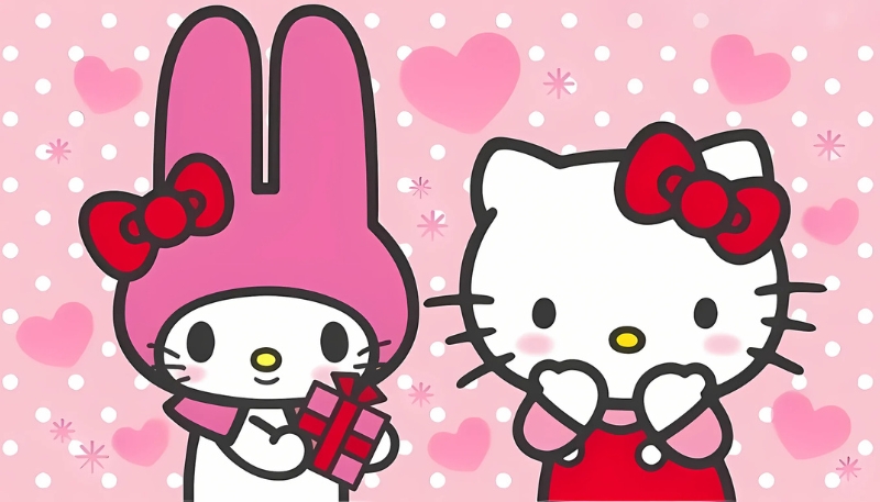 Hình nền Hello Kitty và những người bạn