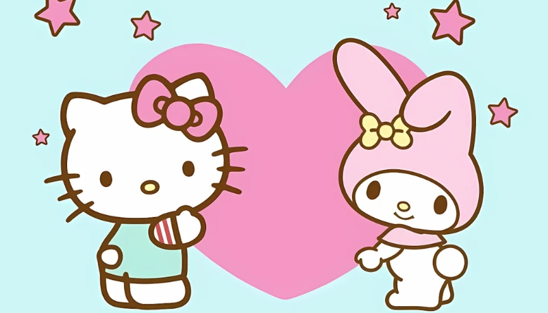Hình nền Hello Kitty dễ thương