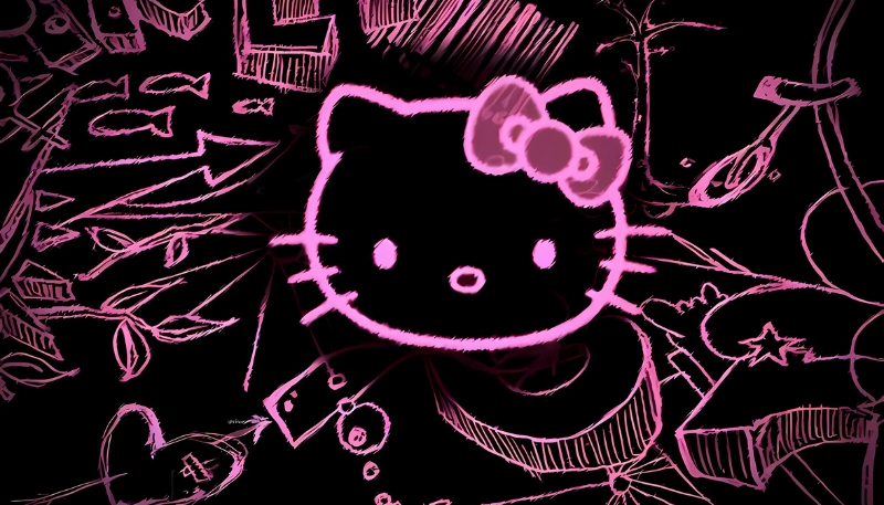 Hình nền Hello Kitty hài hước