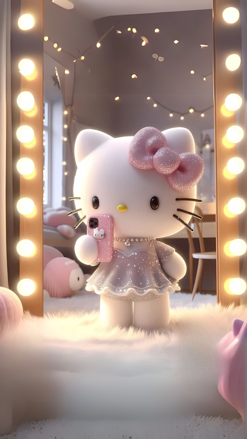 Hình nền Hello Kitty cho iPhone