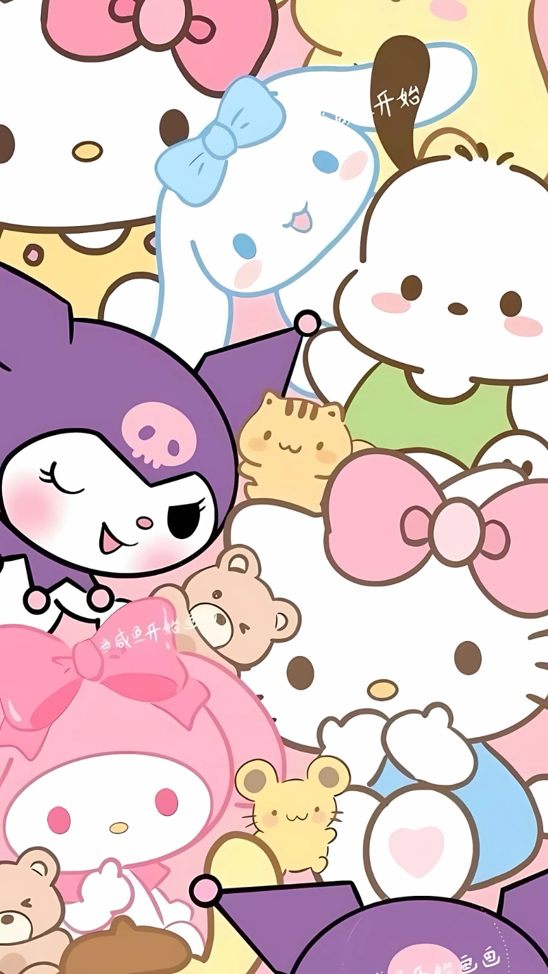 Hình nền Hello Kitty dễ thương cho Android