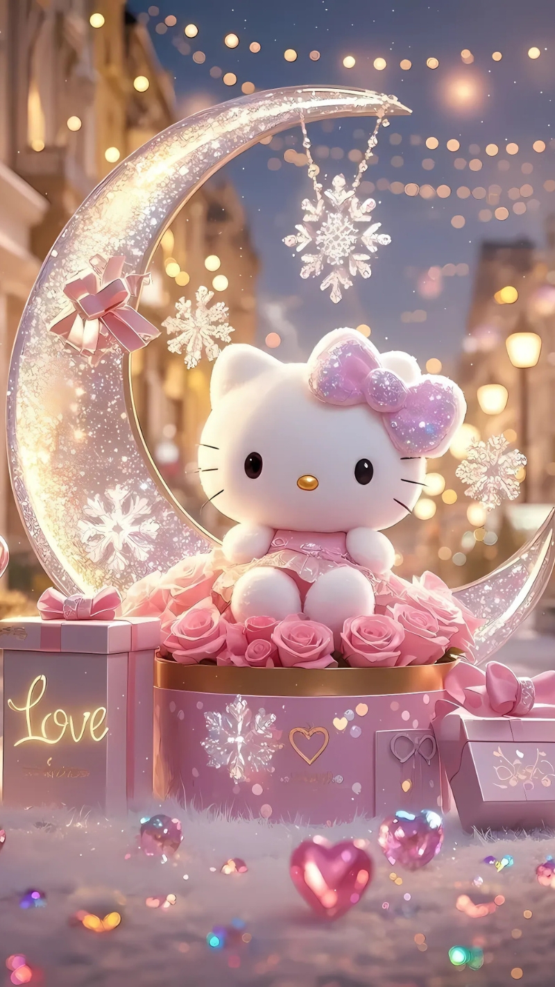 Hình nền Hello Kitty dễ thương cho Android